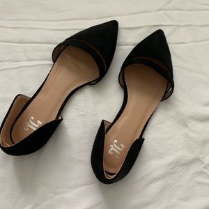 NWOT Black Flats